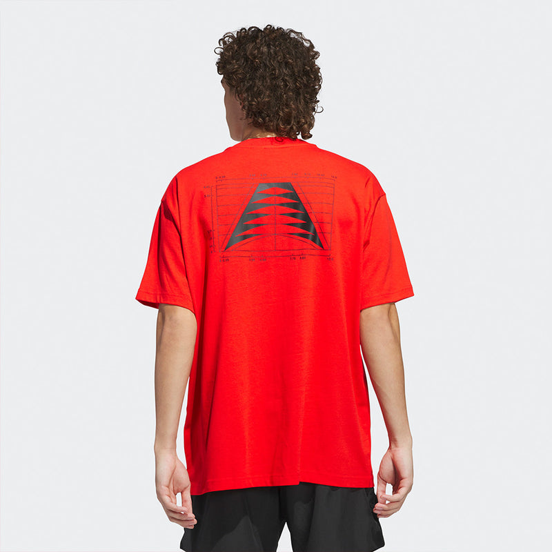 Adidas Basketball Anthony Edwards T-shirt 'Red'