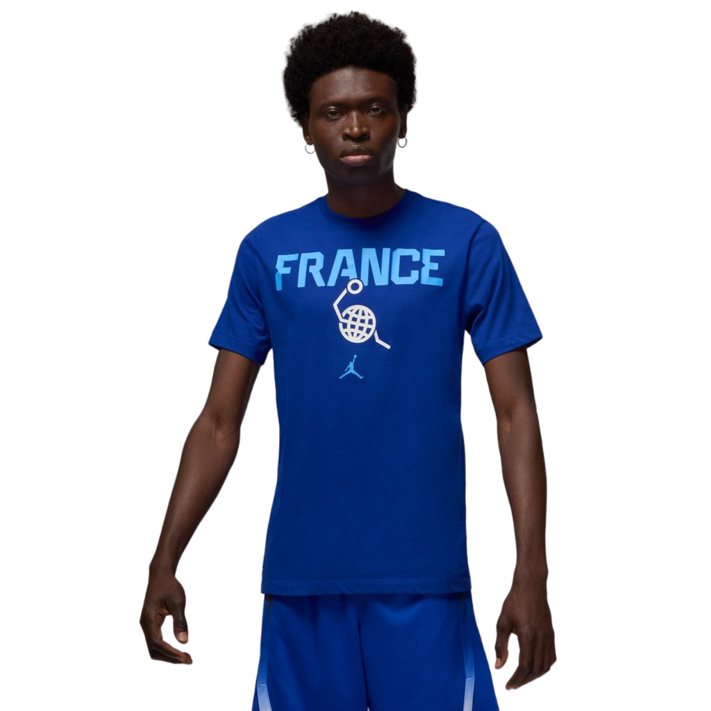 France Men's Nike Basketball T-Shirt 'Old Royal/Blue'