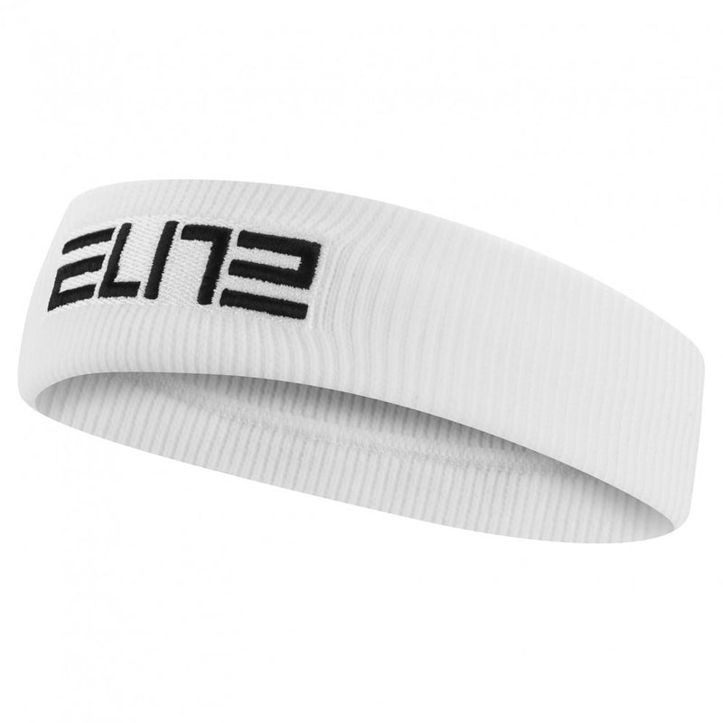 Nike Elite Headband 'White/Black'