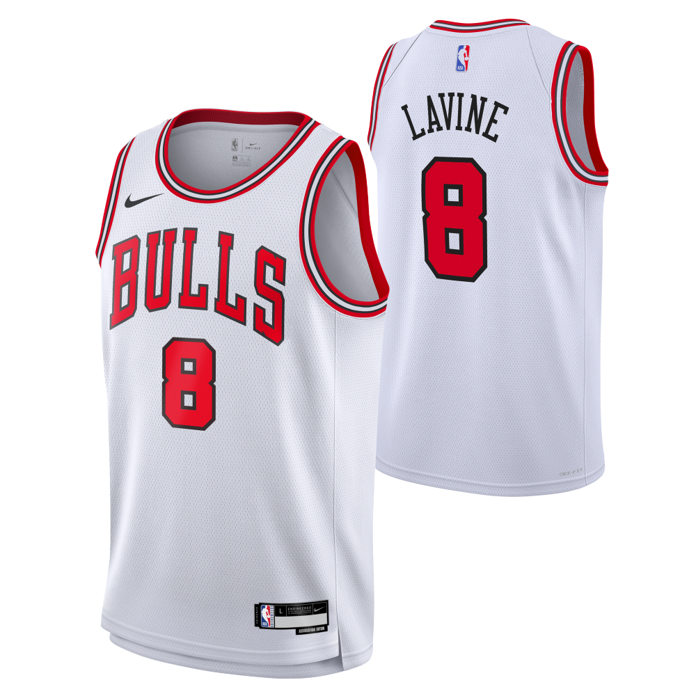 Zach Lavine Chicago Bulls Nike Boys Association Swingman Kids Jersey 'White'