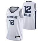 Ja Morant Memphis Grizzlies Boys Association Swingman Kids Jersey 'White'