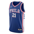 Nike Joel Embiid Philadelphia Sixers Icon Swingman Kids Jersey 'Blue'