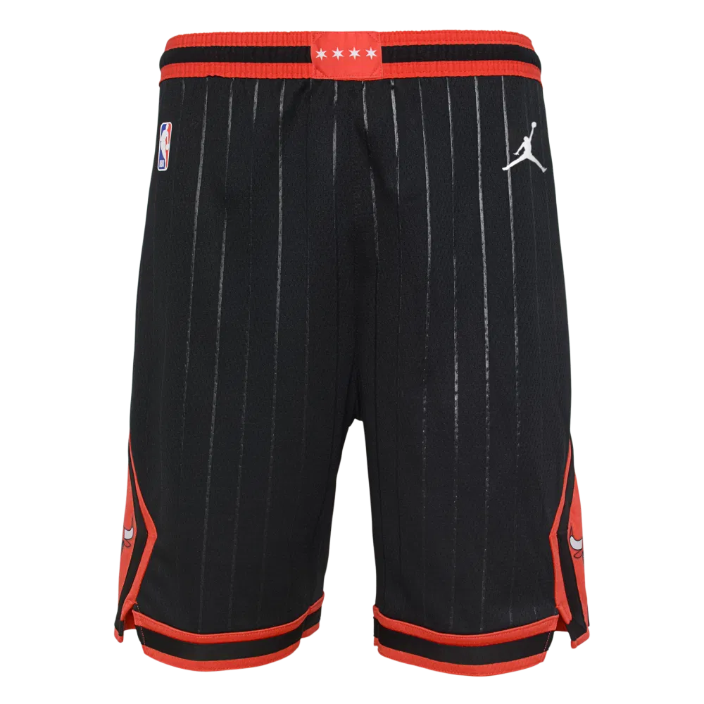 Jordan Chicago Bulls Statement Swingman Kids Short 'Black/Red'