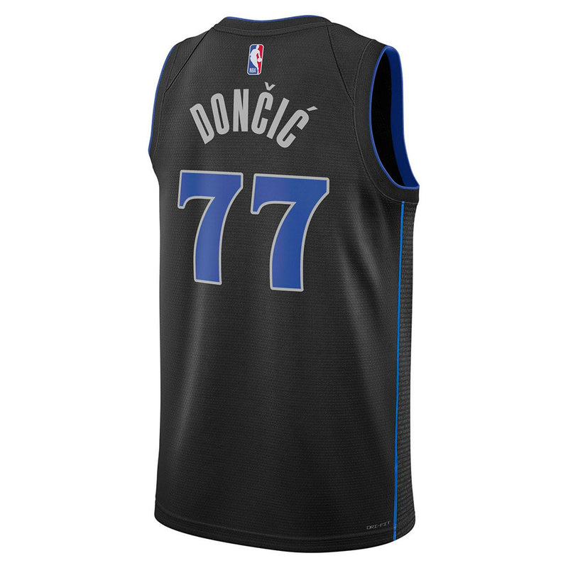 Dallas Mavericks Luka Doncic Nike Boys City Edition Swingman Kids Jersey 'Black'