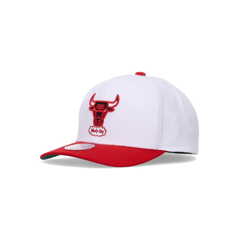 Mitchell Ness Chicago Bulls Hardwood Classics Core 2-Tone 20 Pro Snapback Hat 'White/Red'