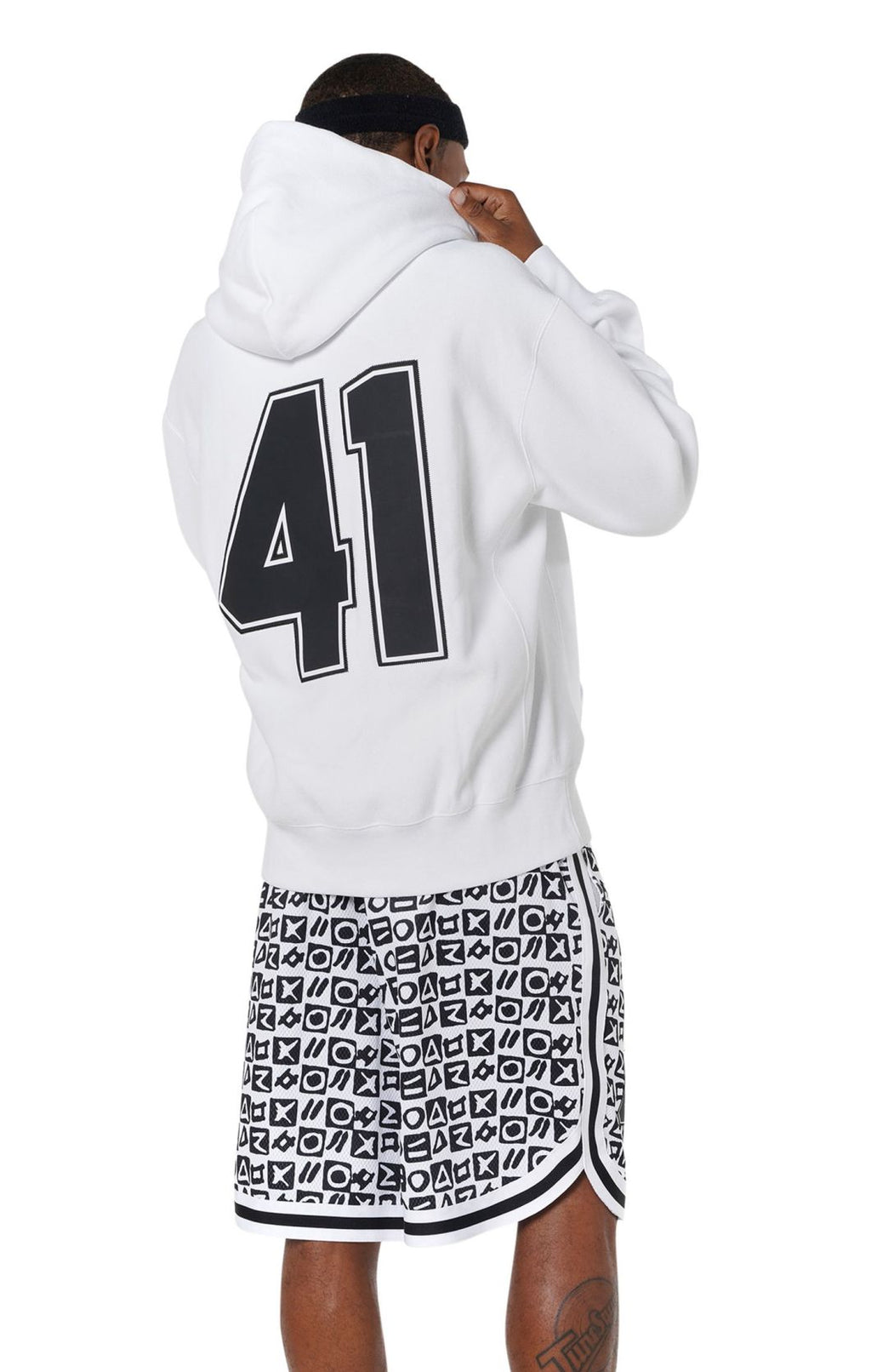 Champion Hoody Glen Rice Collection 'White/Black'