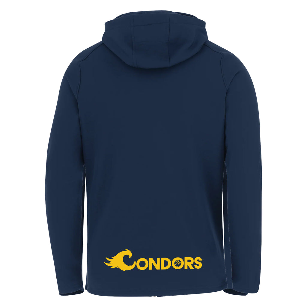 NIKE Full Zip Hoodie Obsidian Men Condors  OBSIDIAN