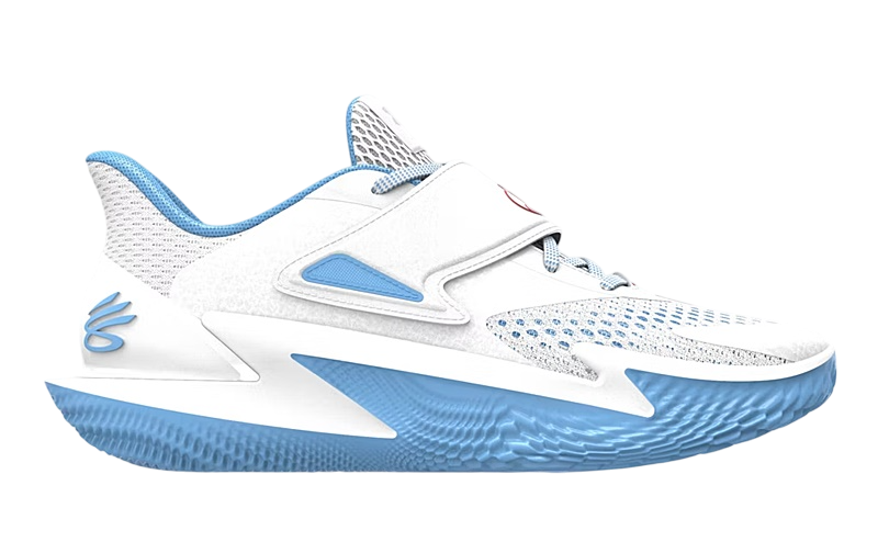 Curry D. Fox 2 "Blue Flame" 'White/Blue'