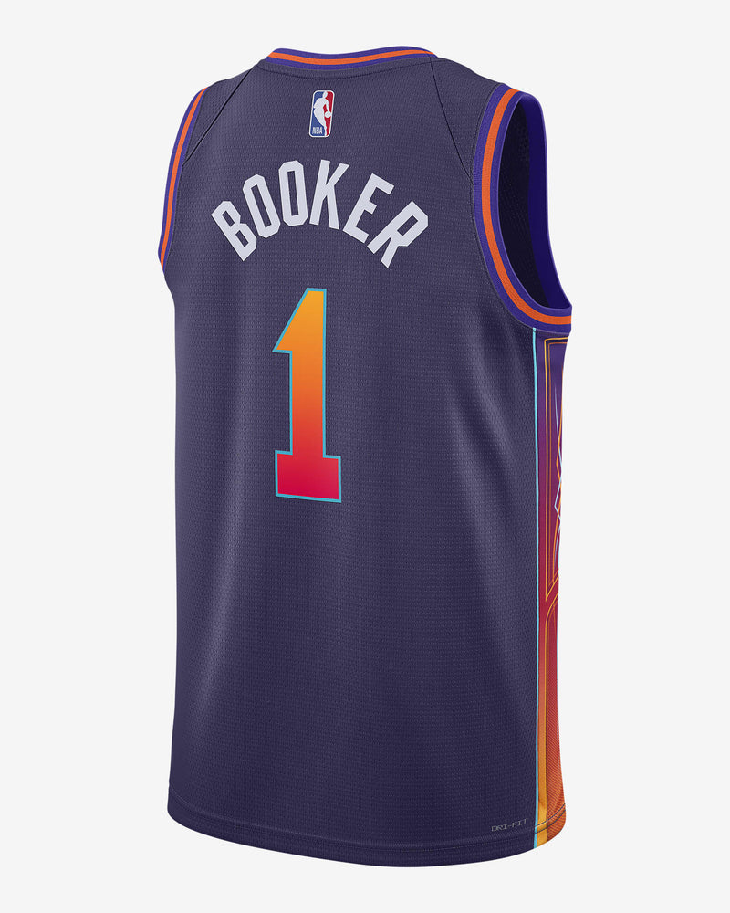 Devin Booker Phoenix Suns City Edition 2023/24 Men's Nike Dri-FIT NBA Swingman Jersey 'Purple'
