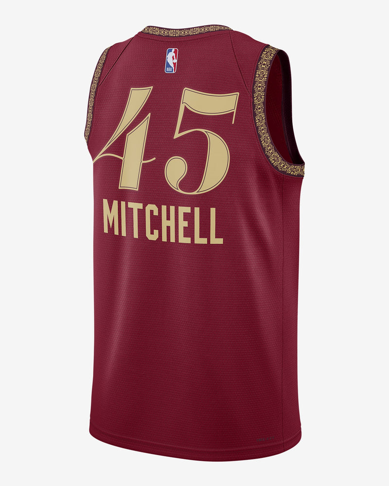 Donovan Mitchell Cleveland Cavaliers City Edition 2023/24 Men's Nike Dri-FIT NBA Swingman Jersey 'Red'