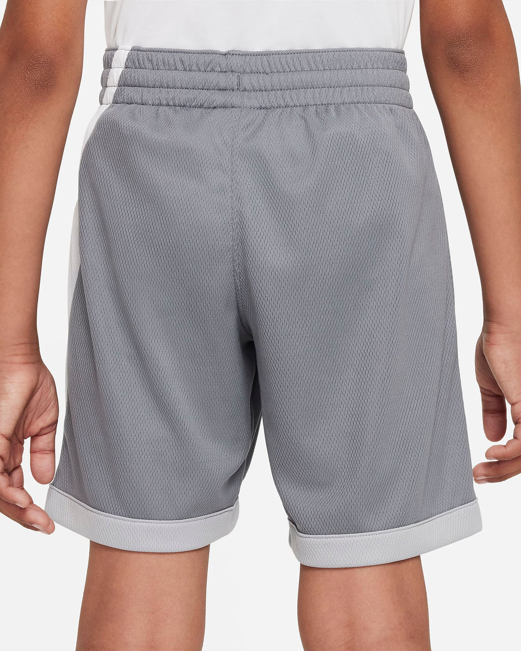 Nike Dri-FIT Older Kids' (Boys') Basketball Shorts 'Smoke Grey/White'