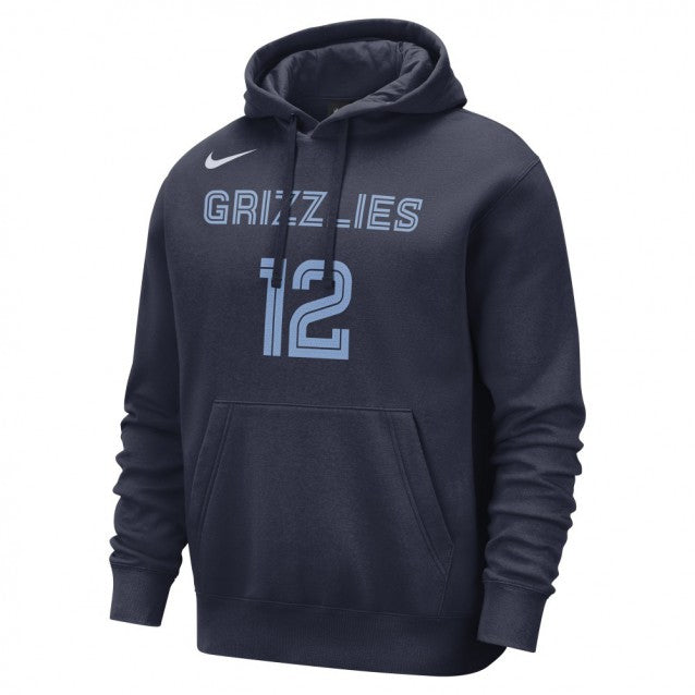 Ja Morant Memphis Grizzlies Nike Fleece Kids Hoody 'Navy'