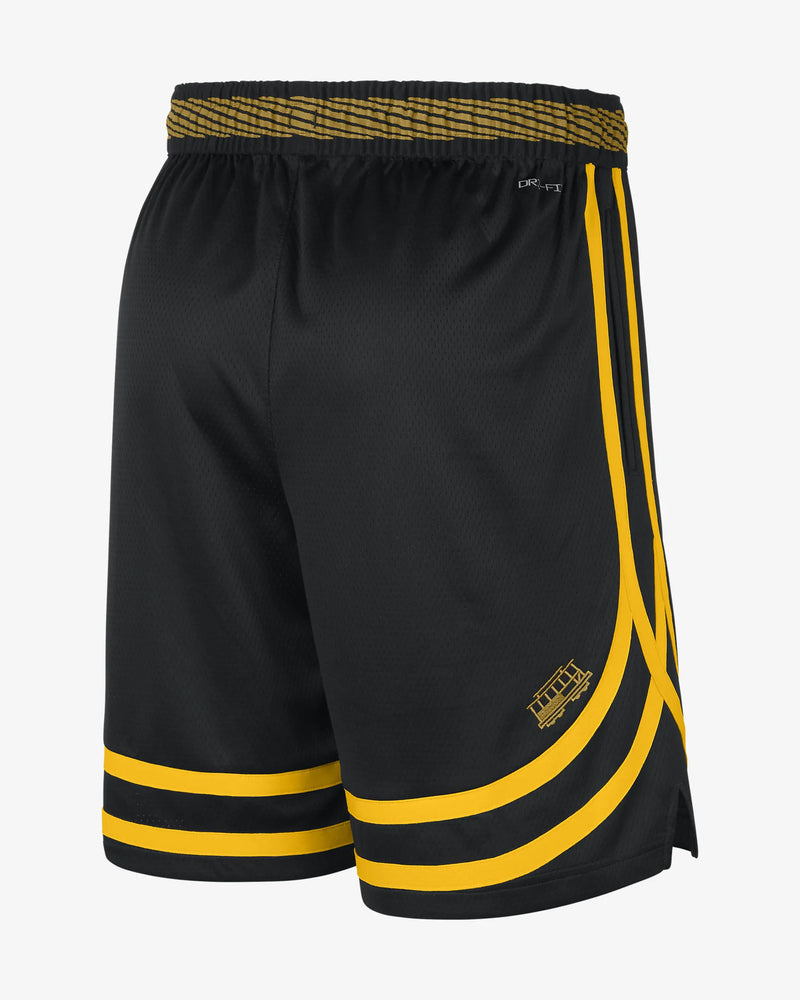 Golden State Warriors 2023/24 City Edition Men's Nike Dri-FIT NBA Swingman Shorts 'Black'