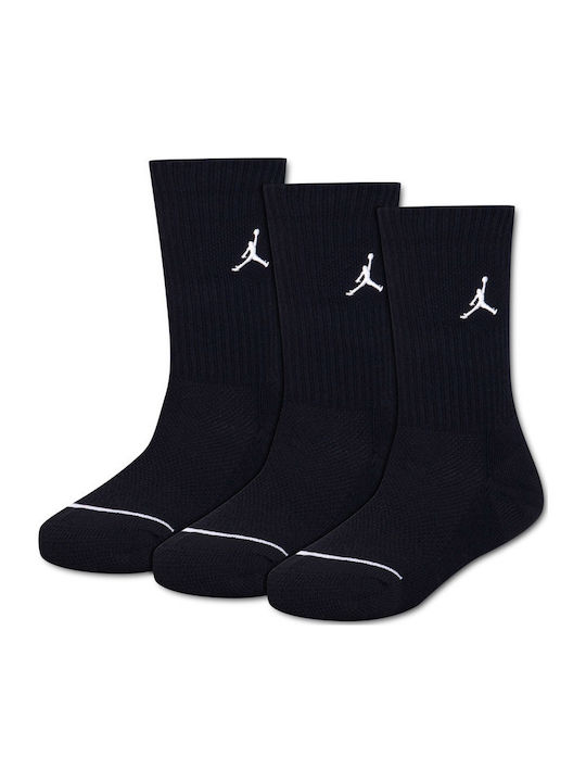 Jordan Kids' Socks Black 3 Pairs 'Black'