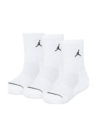 Jordan Everyday Basketball Socks White 3 Pairs Kids 'White'