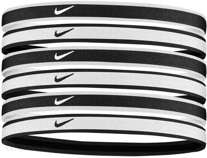 Nike Jacquard Hairbands 6 Pack 'White/Black'