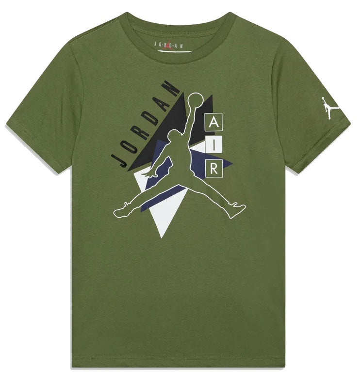 Jordan Kids Jumpman Air Diamonds T-Shirt 'Olive'