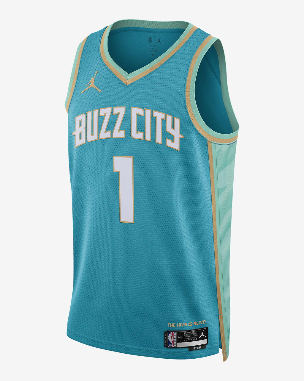 LaMelo Ball Charlotte Hornets City Edition 2023/24 Men's Nike Dri-FIT NBA Swingman Jersey 'Teal'