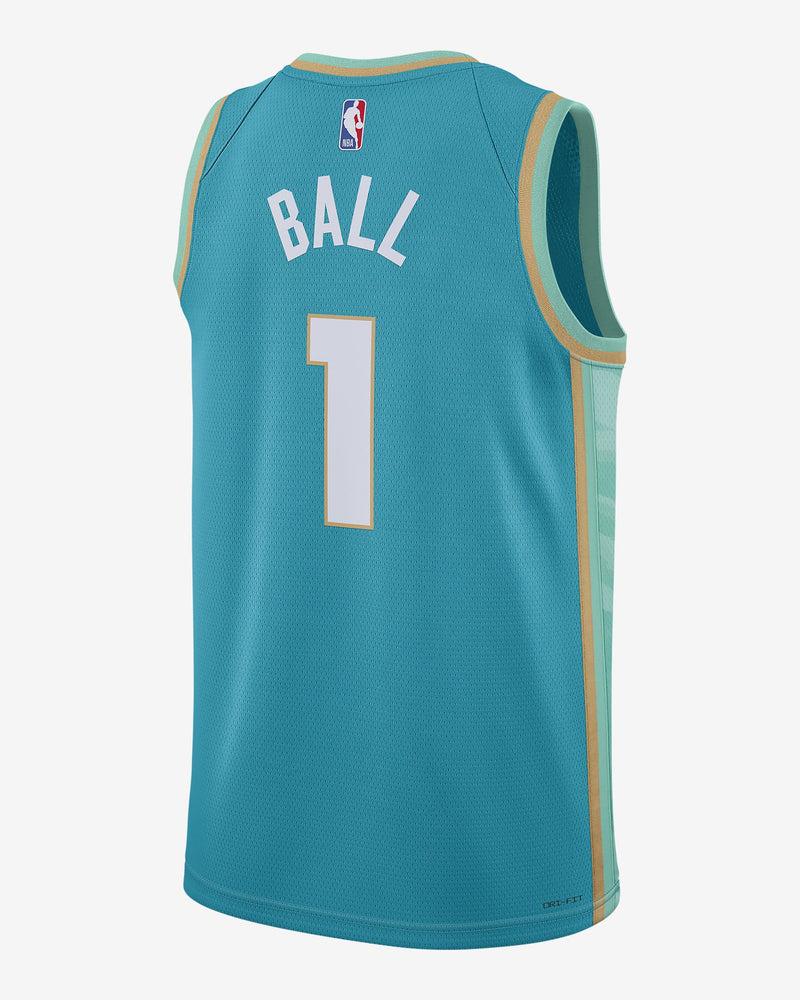 LaMelo Ball Charlotte Hornets City Edition 2023/24 Men's Nike Dri-FIT NBA Swingman Jersey 'Teal'
