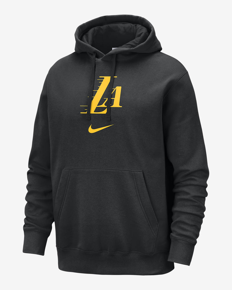 Los Angeles Lakers Club Fleece City Edition Men's Nike NBA Pullover Hoodie 'Black'