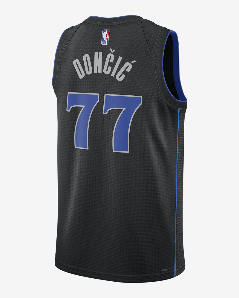Luka Dončić Dallas Mavericks 2023/24 City Edition Men's Nike Dri-FIT NBA Swingman Jersey 'Black'