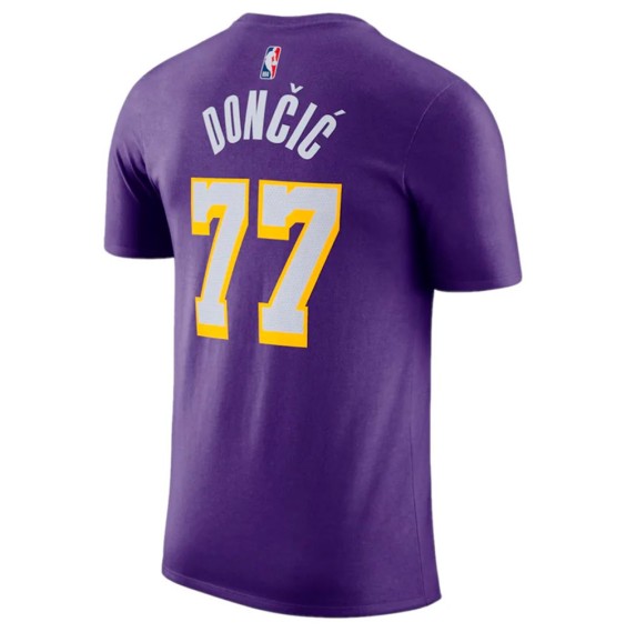 Los Angeles Lakers Luka Doncic Kids Jordan Name & Number T-Shirt 'Purple'
