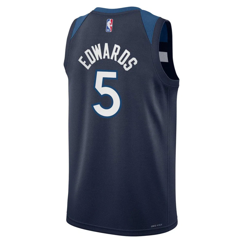 Nike Anthony Edwards Minnesota Timberwolves Icon Swingman Kids Jersey 'Blue'