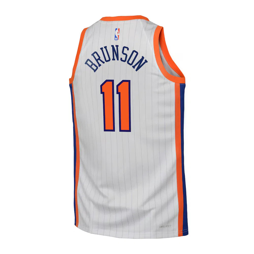 Nike Jalen Brunson New-York Knicks City Edition Boys Jersey 'White'