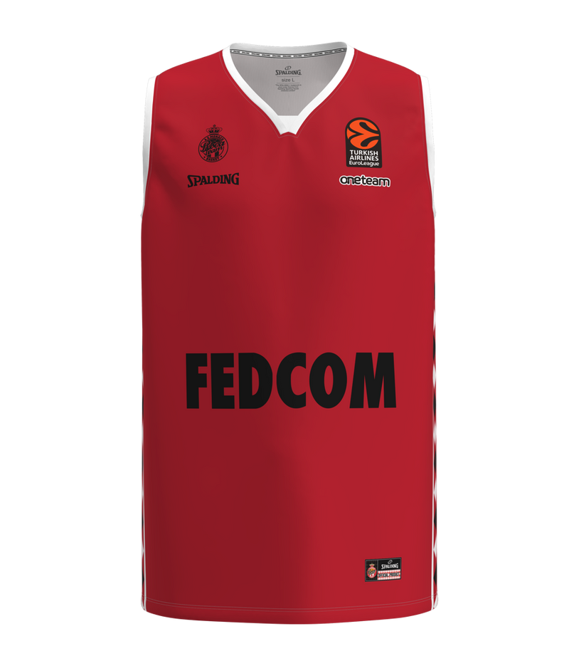 AS Monaco Maillot Euroleague 24/25 Red