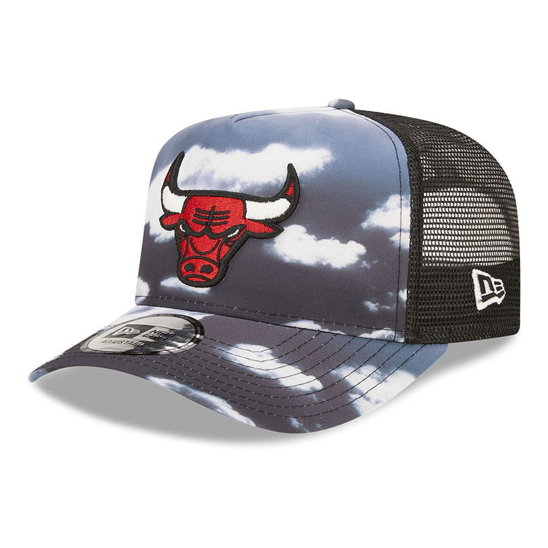 New Era Cloud Chicago Bulls Trucker Cap 'Black/Grey/White'