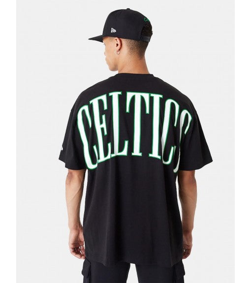 New Era Boston Celtics NBA Arch Wordmark Oversized T-Shirt 'Black'