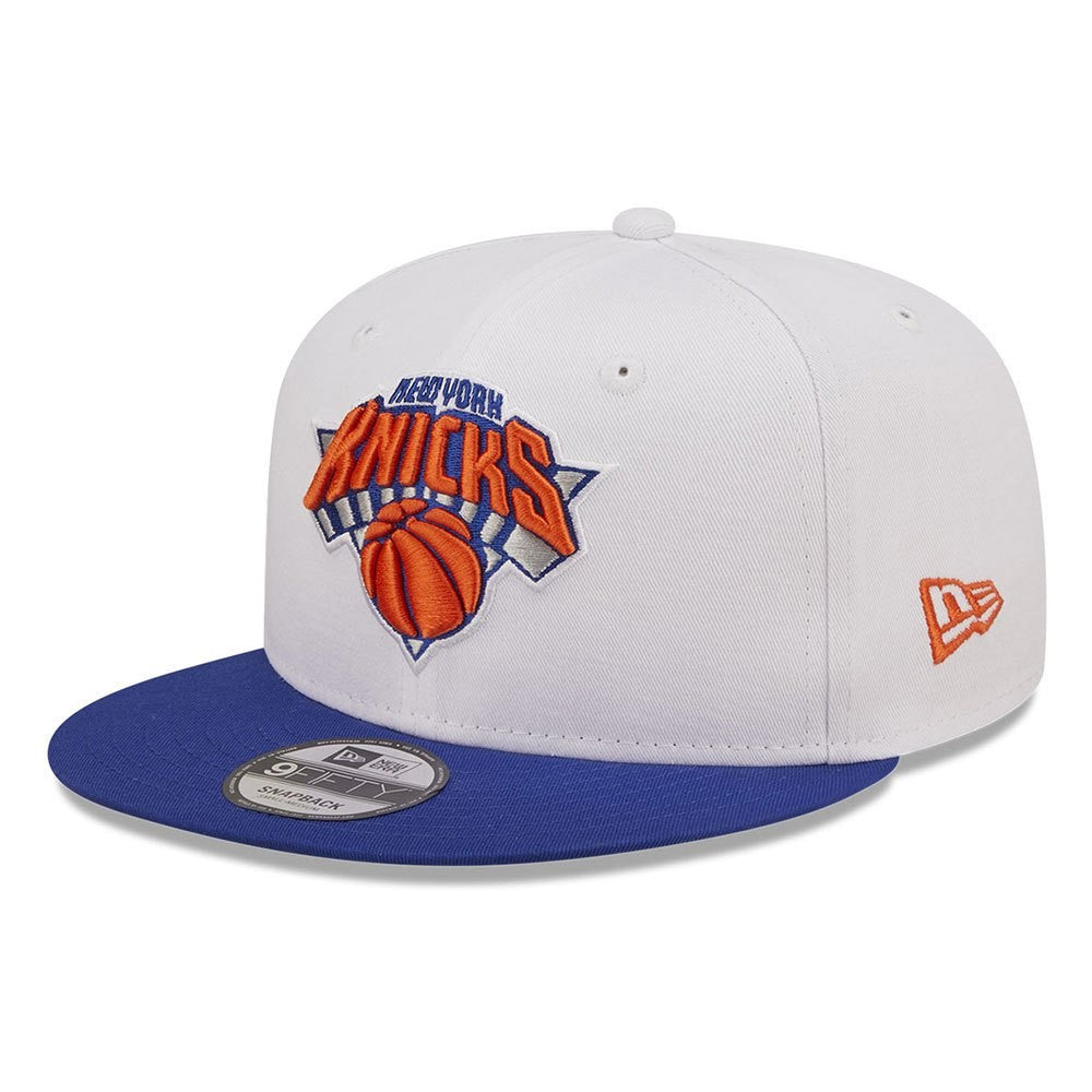 New Era New York Knicks Men's Cap 'White/Blue/Orange'