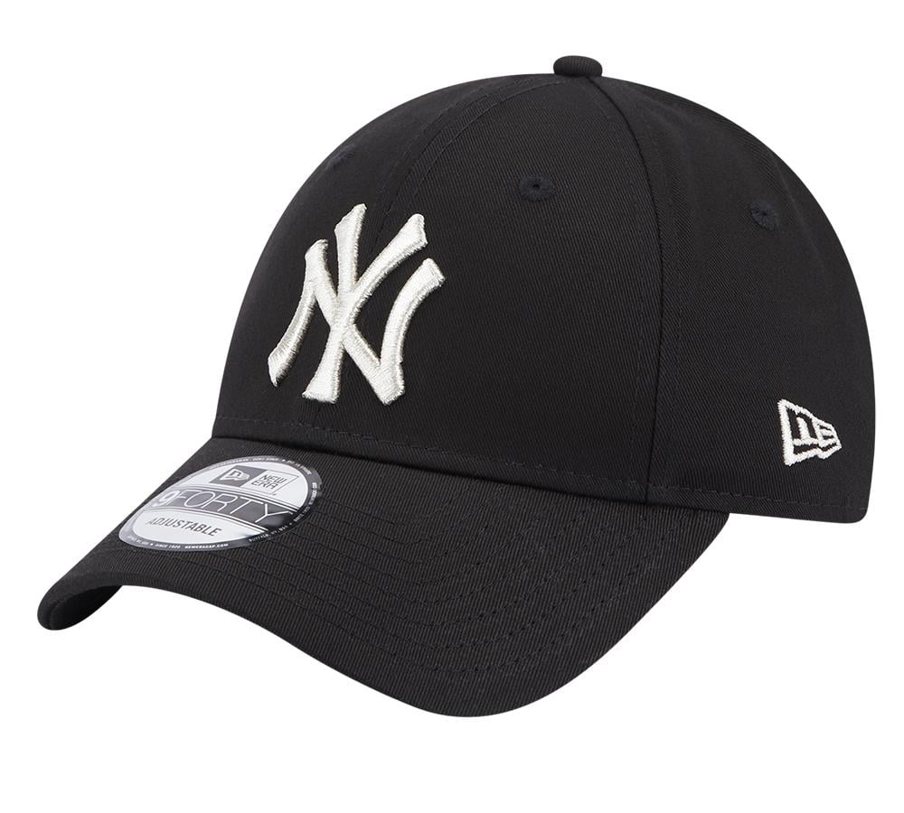 New Era 9Forty New York Yankees MLB Metallic Logo Cap - Women's 'Black'
