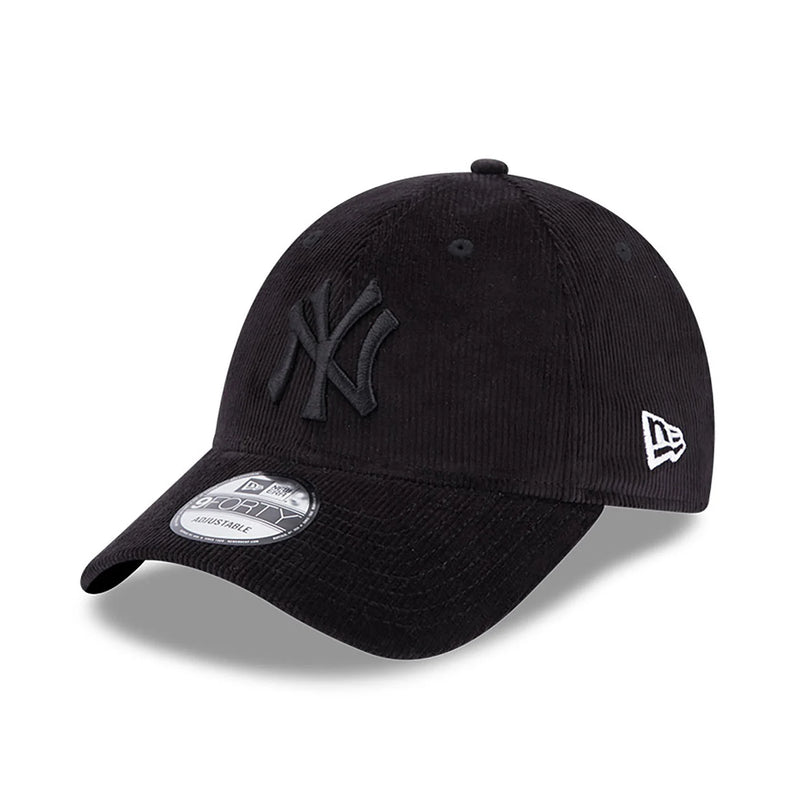 New Era New York Yankees Cord 9FORTY Adjustable Cap 'Black'