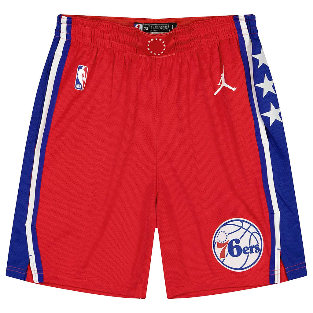 Philadelphia 76ers Statement Edition Men's Jordan Dri-FIT NBA Swingman Basketball Shorts 'Red/White'
