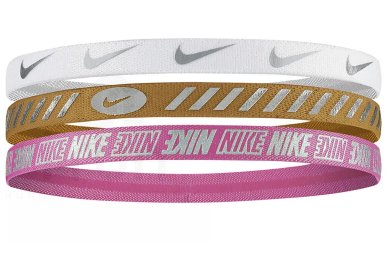 Nike Women Headbands 3.0 3 Pack 'White/Ochre/Fuchsia'