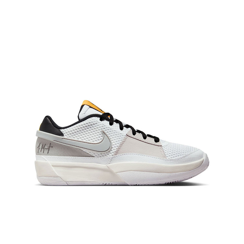 Ja Morant Ja 1 Big Kids' Basketball Shoes(GS) 'White/Grey/Black'