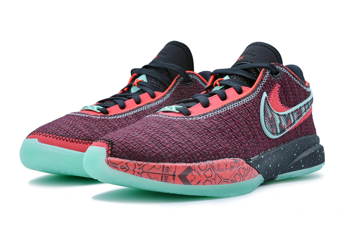 Nike Lebron XX SE GS Night Maroon Multi Color Bouncewear