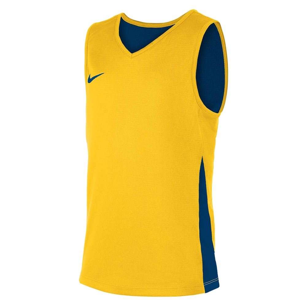 Nike Youth Team Basketball Stock Kids Reversible Jersey 'Yellow/Blue'