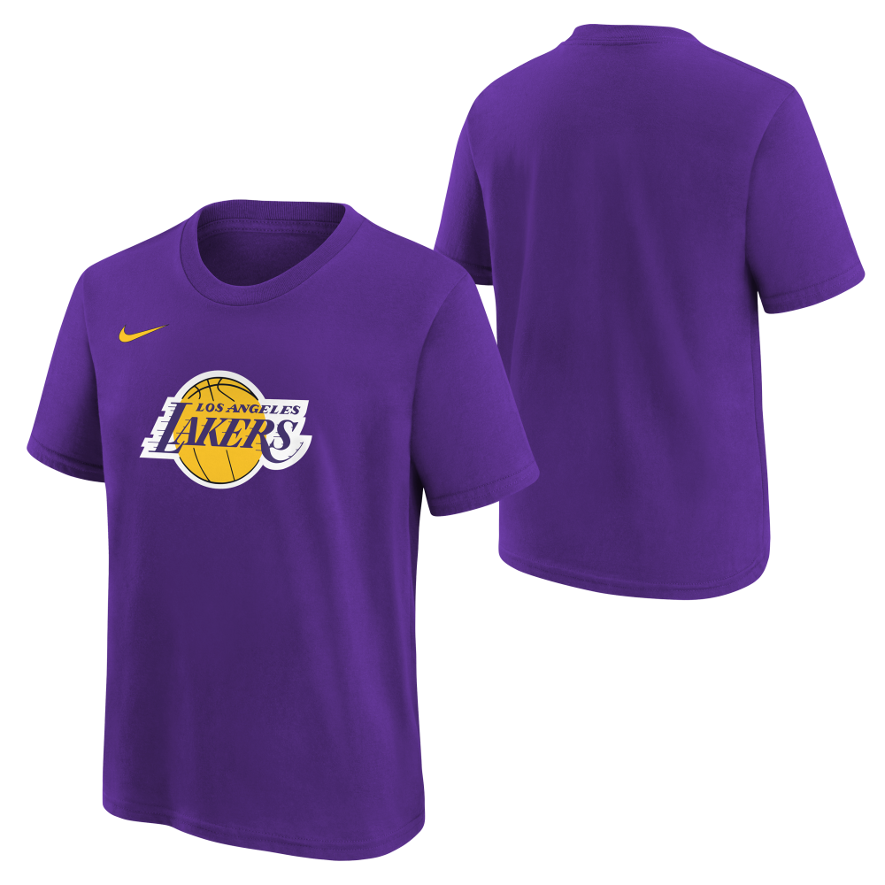 Los Angeles Lakers Nike Essential Logo KIds T-Shirt 'Purple'