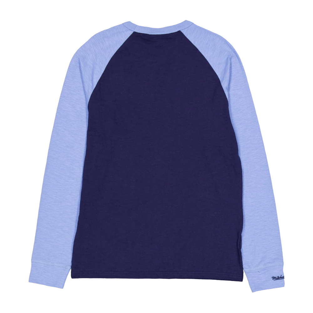Mitchell & Ness NFL Legendary Sclub L/S Tee - University of North Carolina 'Navy/Light Blue'