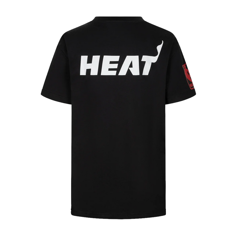 Mitchell & Ness NBA Ultimate Player Tee Vintage Logo Heat  'Dwayne Wade Black'