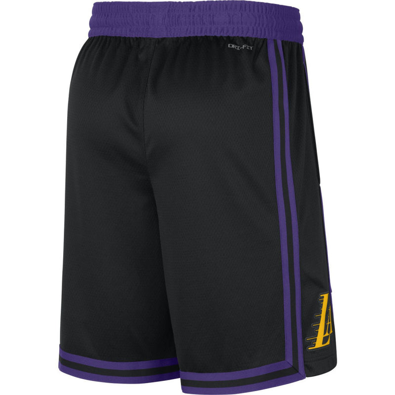 Los Angeles Lakers Nike City Edition Swingman Kids Short 'Black'