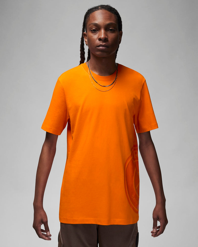 Paris Saint Germain Logo T-shirt Magma Orange