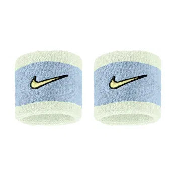 NIKE SWOOSH CLASSIC WRISTBANDS 2PK COBALT BLISS/VOLT TINT/SOFT YELLOW