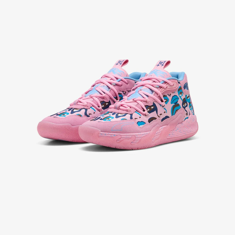 Puma MB.03 x Kid Super 'Pink/Lilac/Team Light Blue' Basketball Shoes