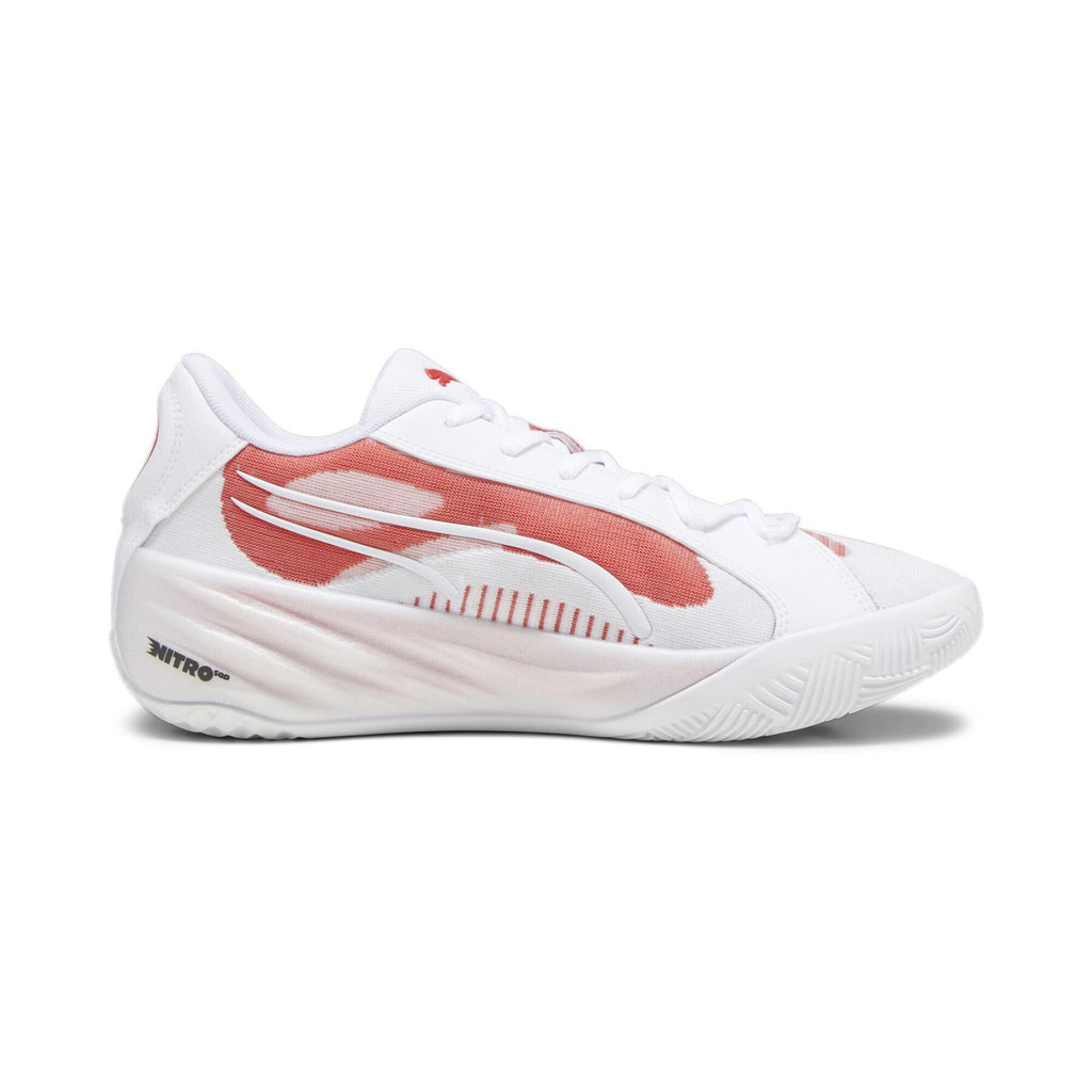 Puma All-Pro Nitro Basketball Shoe Team white /red