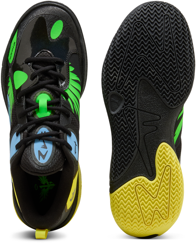 Puma MB World 01 Kids 'Black/Lemon Crush'