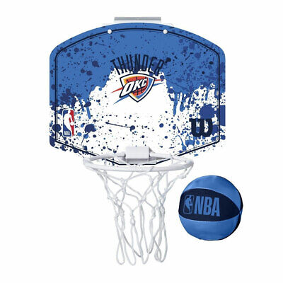 Wilson NBA Team Mini Hoop Oklahoma City Thunder 'Blue/White'