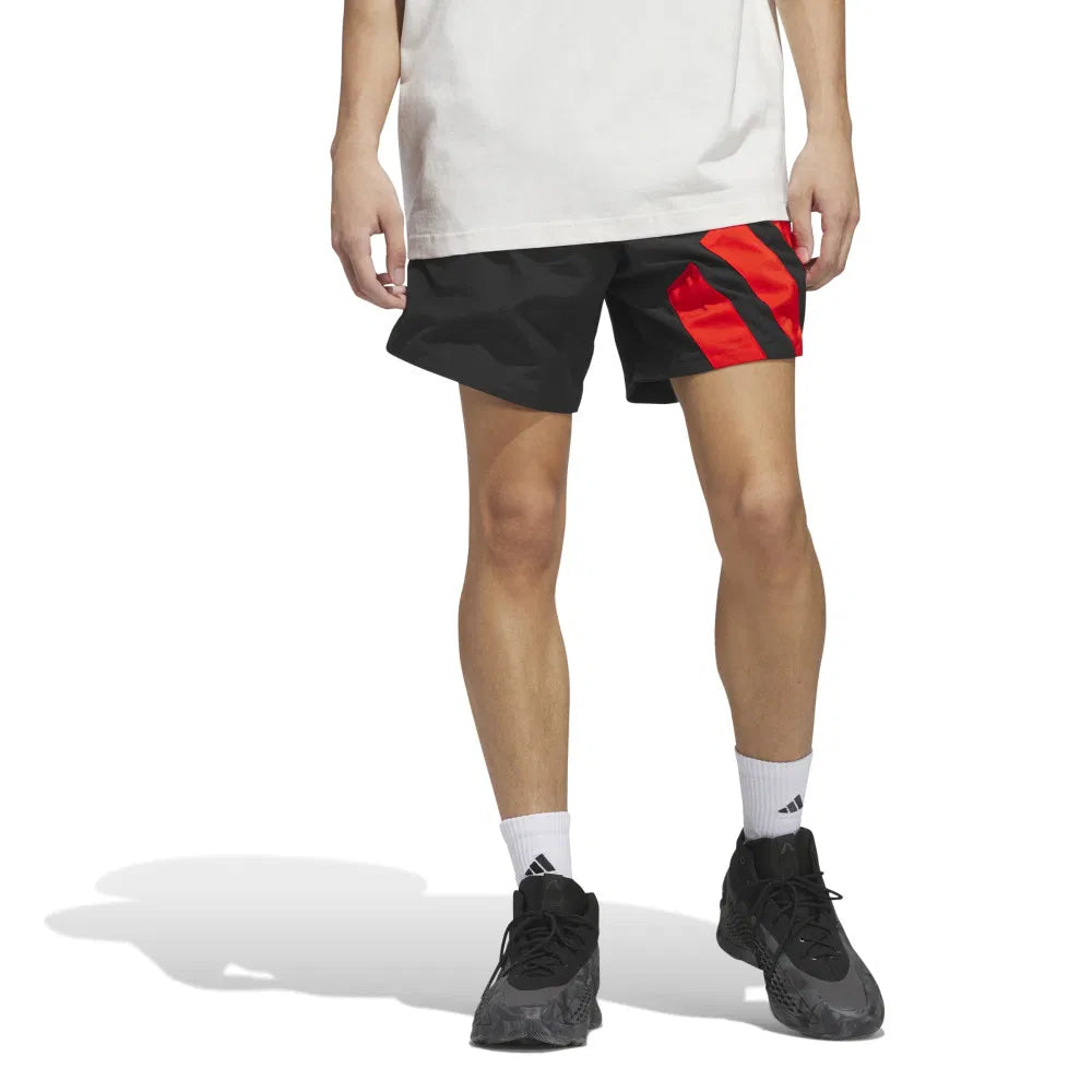 Adidas Anthony Edwards Short 'Black/Red'